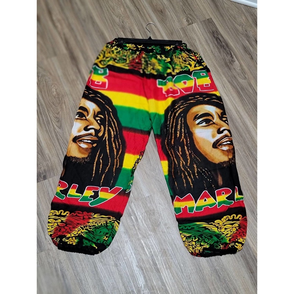 Bob Marley Rayon Pants Rasta Reggae
